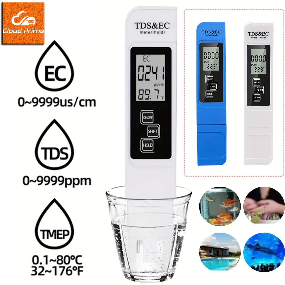 3in1 Water Quality Detection P - Ph Meter Digital Water Tester recension och pris