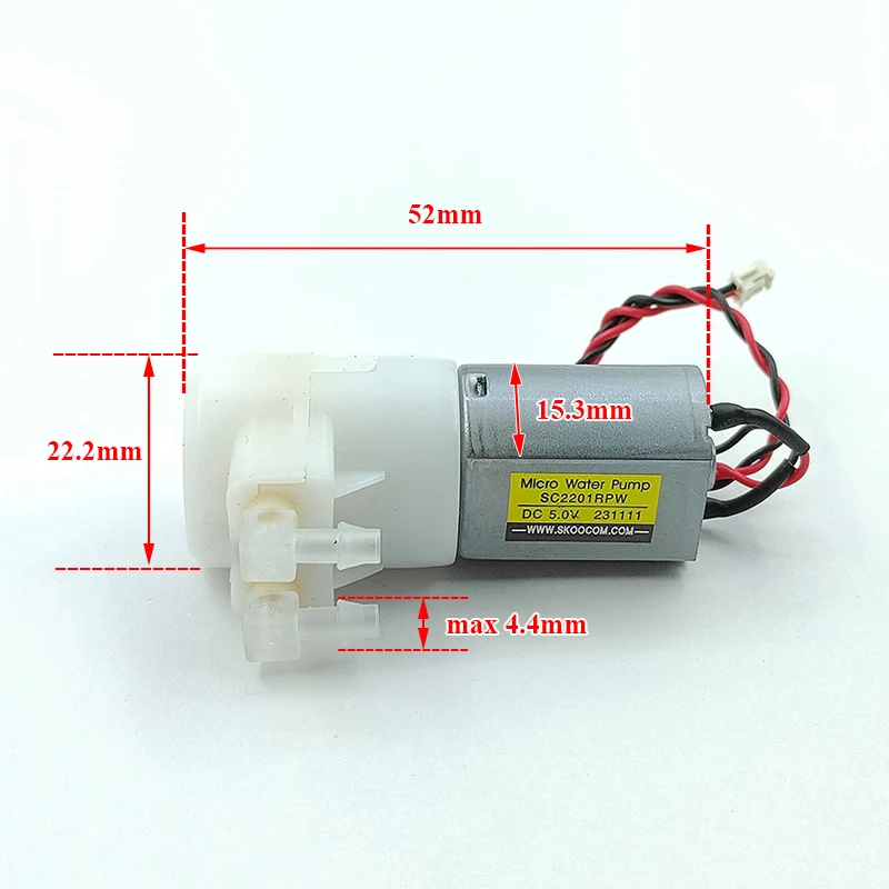 SKOOCOM SC2201RPM Mini 130 Per - Mini Peristaltic Pump 12V recension och pris