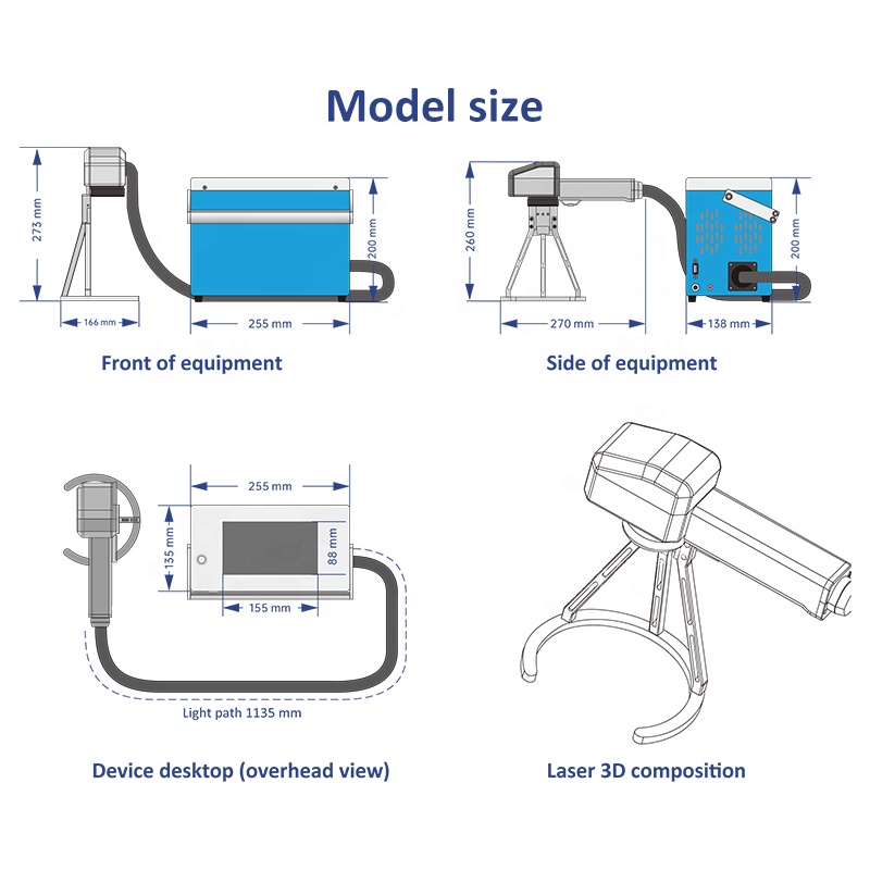 Portable Mini Fiber Laser Mark - Fiber Laser Marking Machine 30W recension och pris