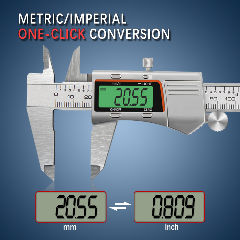 150mm Backlit Digital Caliper  - Digital Caliper 150Mm Stainless Steel recension och pris