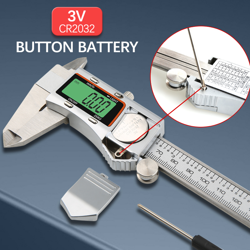 150mm Backlit Digital Caliper  - Digital Caliper 150Mm Stainless Steel recension och pris