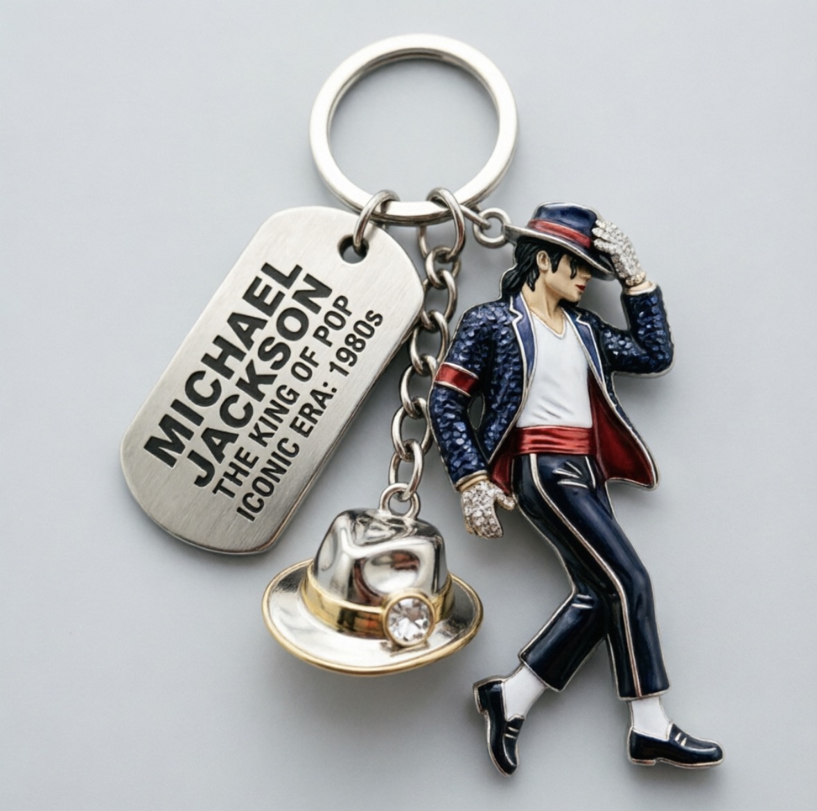 Michael Jackson Keychain Backp - Packaging recension och pris