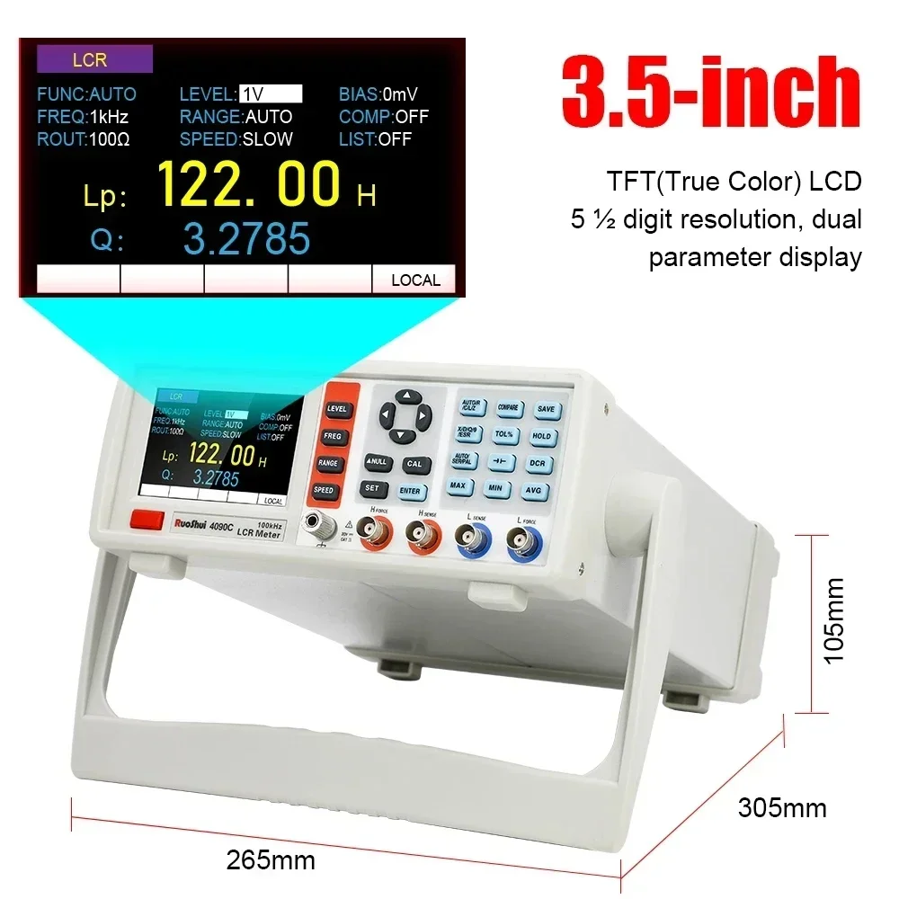 Digital LCR Meter Desktop Capa - Test Instruments recension och pris