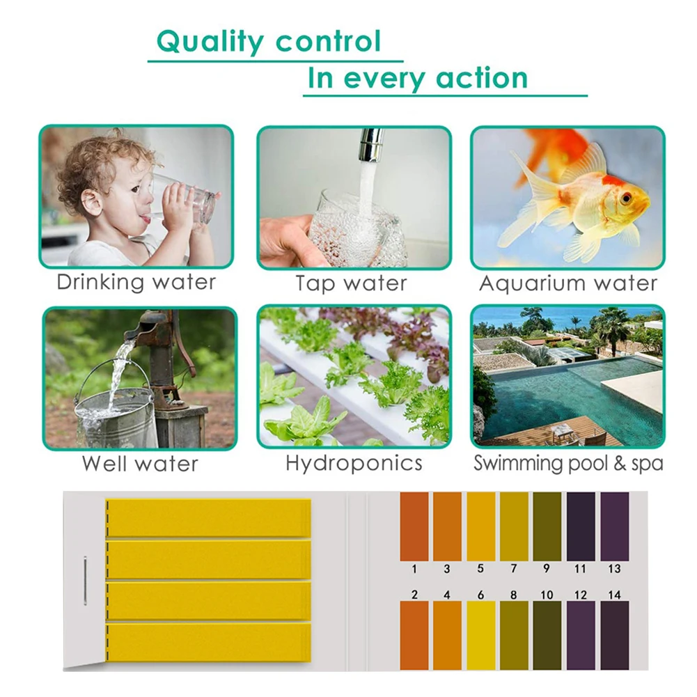 80-400pcs PH Test Strips For W - Ph Meter Digital Water Tester recension och pris